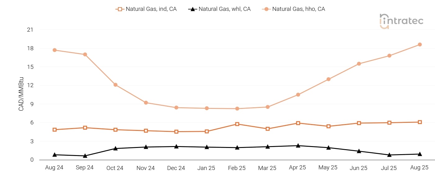 Natural Gas Price Chart
